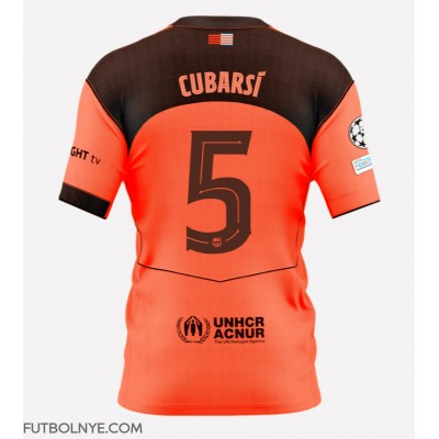 Camiseta Barcelona Pau Cubarsi #5 Tercera Equipación 2025-26 manga corta Camiseta Barcelona Pau Cubarsi #5 Tercera Equipación 2025-26 manga corta